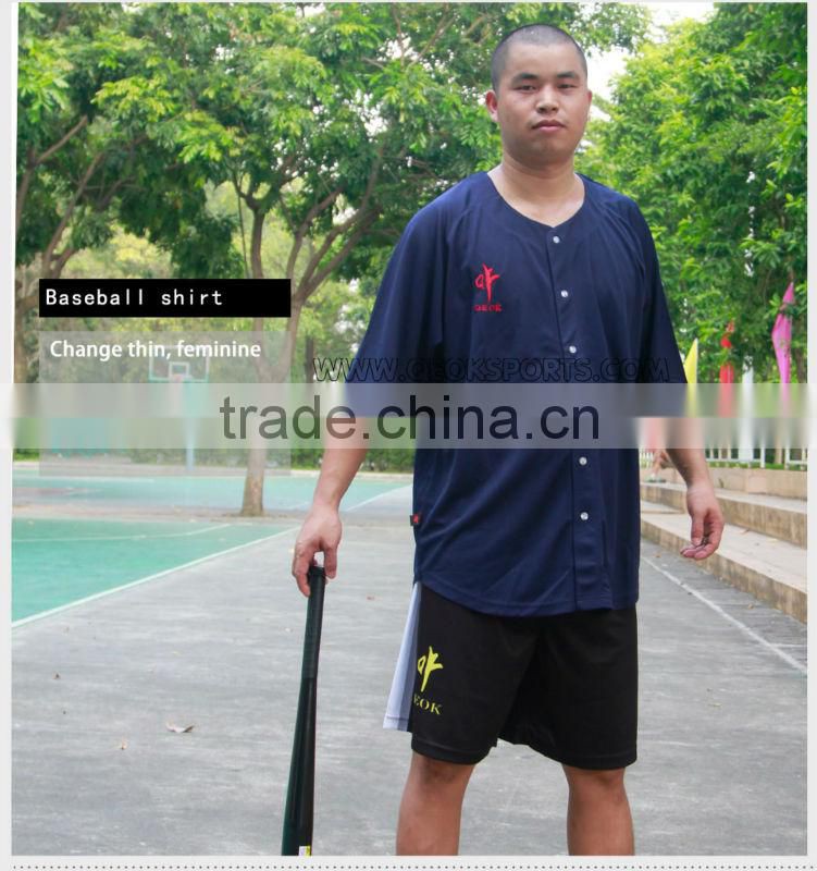 Free sample camo Baseball Wear Baseball Shirt