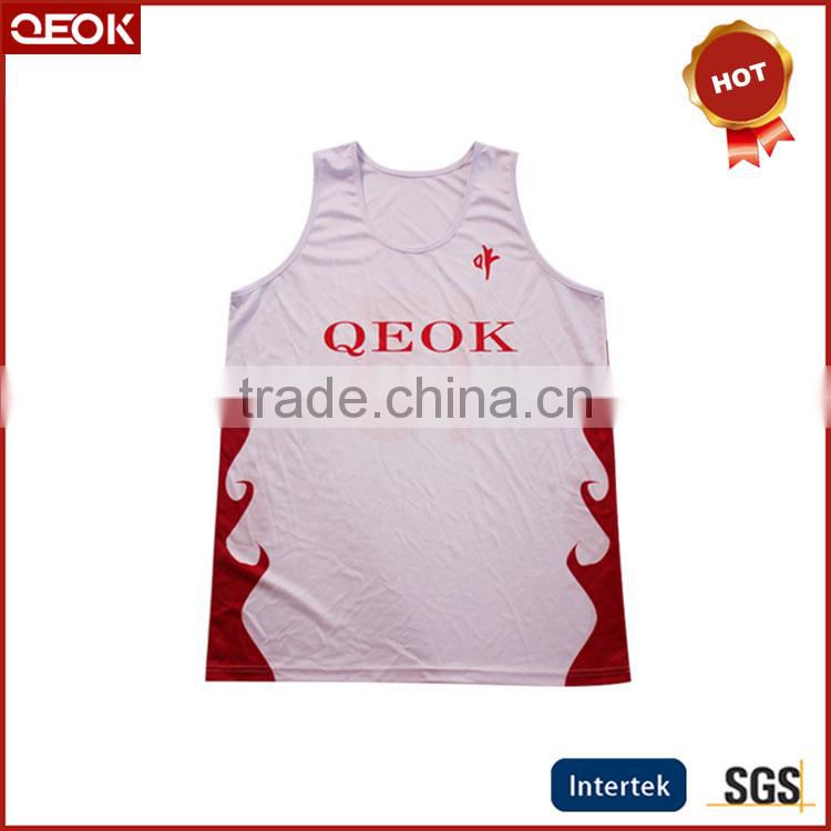 Popular basketball vests design high quality sublimation