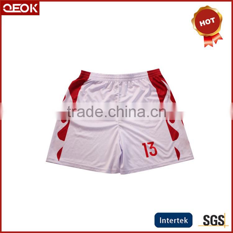 New style basketball shorts design high quality sublimation sportswear