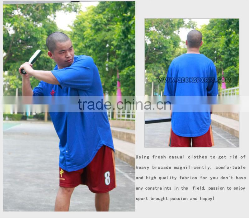 Hot Sale Blue Full Sublimation Baseball Wear Baseball Shirt
