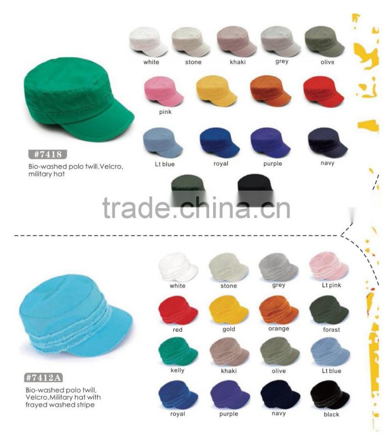 Cotton/Acrylic flat Cap blank Flat Bill Snapback Caps