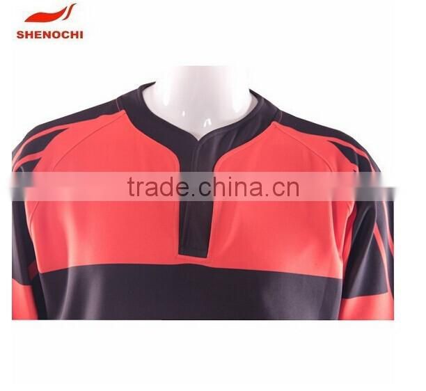 Wholesale polyester heat transfer custom design Rugby Shirt Ruugy Compressional Custom Sublimated Pro Rugby Jerseys