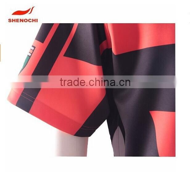 Wholesale polyester heat transfer custom design Rugby Shirt Ruugy Compressional Custom Sublimated Pro Rugby Jerseys