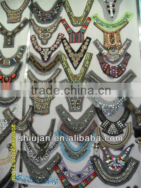 beaded neck trimming lace collar/garment accessories collar