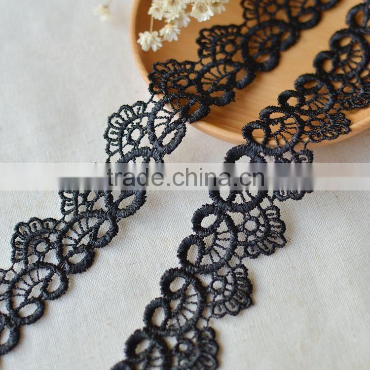 professional custom made various latest style embroidery lace