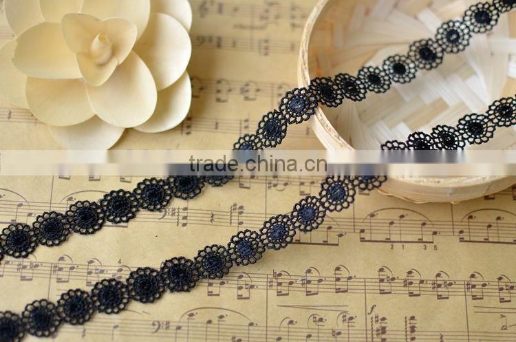 professional custom made various latest style embroidery lace