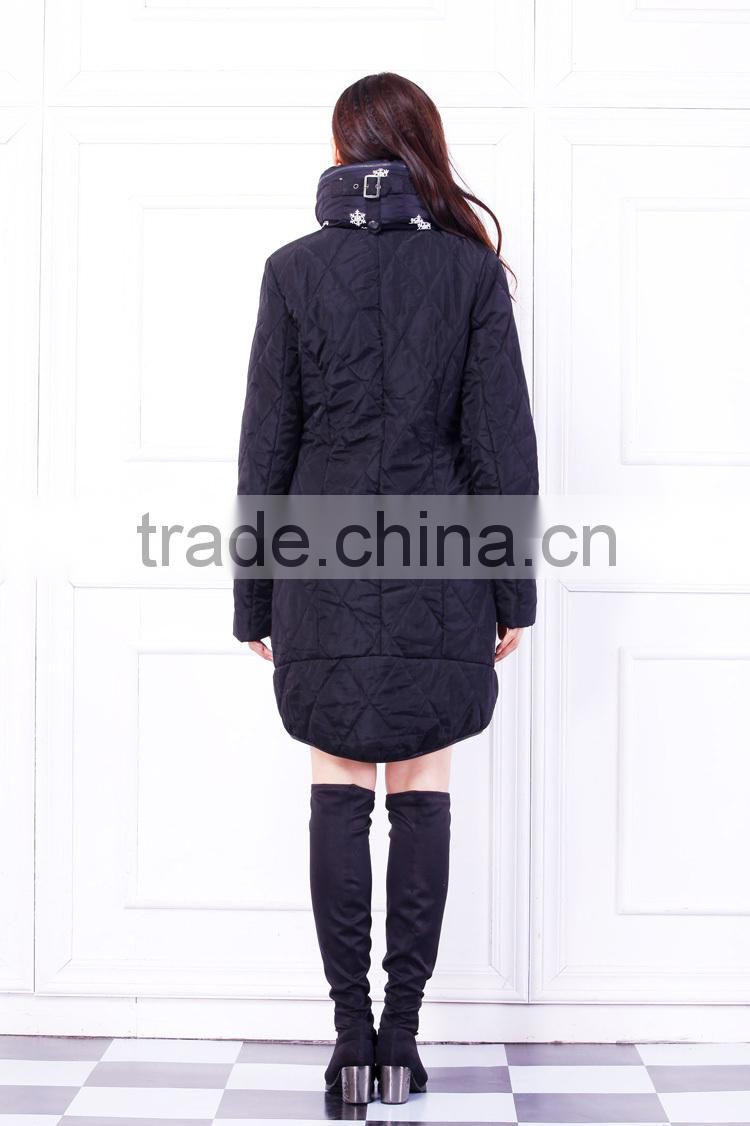 2015 the newest women's long coat and parka with hoodies and embroidery any color(free sample)