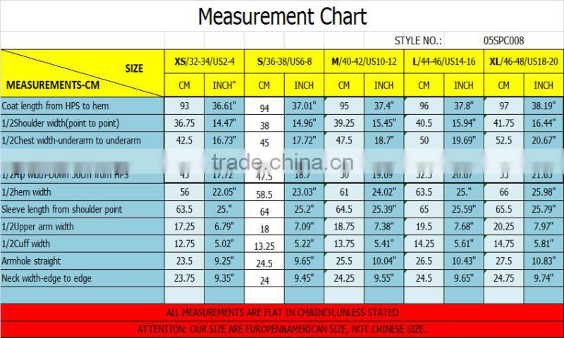 2015 the newest women's funnel neck coat with long sleeve plus size free sample