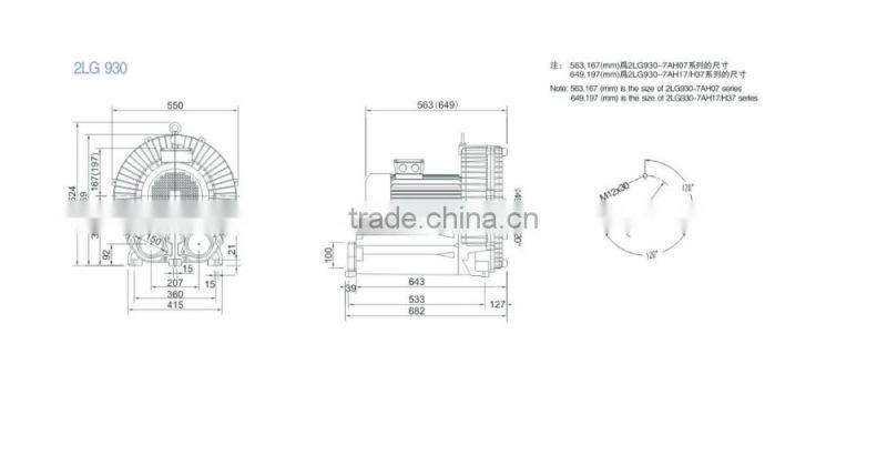 CE/UL Certification Medium Pressure Low Price Small Roots Blower