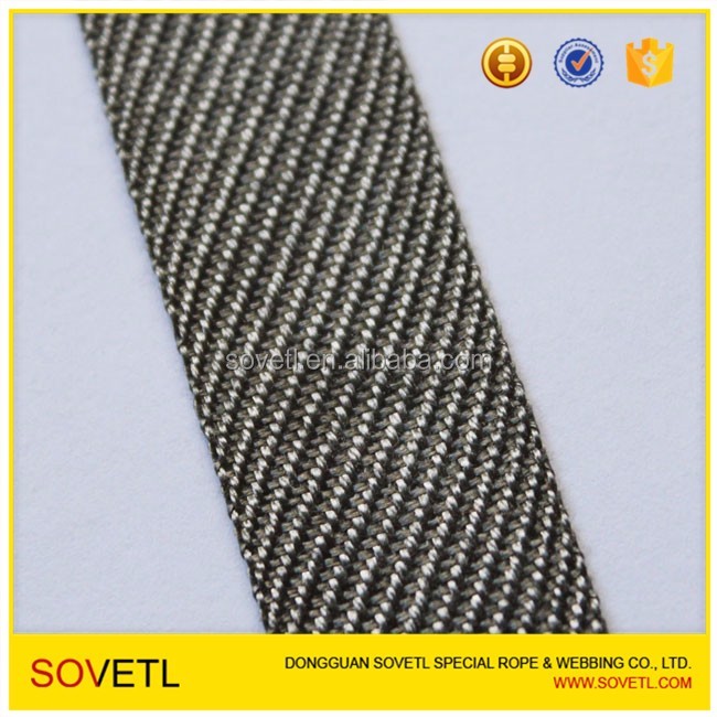 Super temperature resistant stainless steel conductive webbing