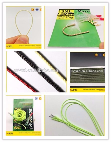 100lb Red UHMWPE Braided Wire Jiging Assist Line Cord