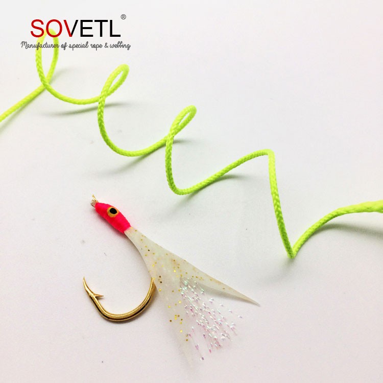 100lb Super Luminous assist line With UHMWPE Core For Fishing Hook