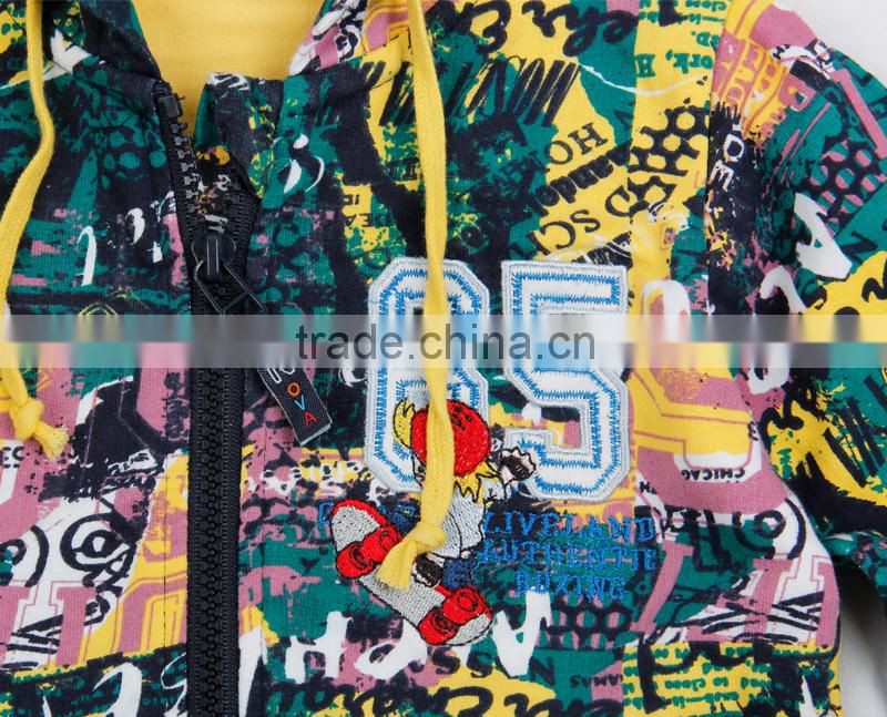(A3438)Nova wholesale kids boy hoodies jackets with zipper cheap clothes in high quality from China