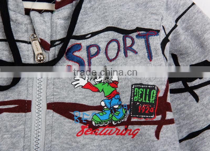 (A3368)Gary 2-6Y Nova baby boy winter coat kids hoodie with zipper high quality boy casual coat 2015