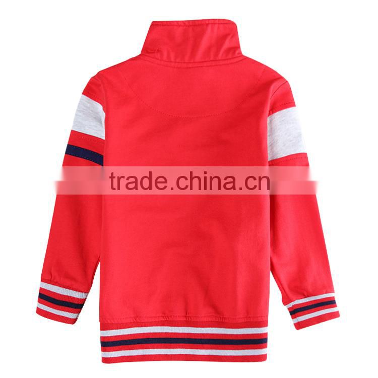 (A5413Y) 2016 wholesale red new winter clothing baby boys casual cotton coat jacket with embroidery