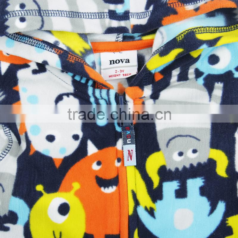 (A2906) Nova kids fatory navy 18M-5Y baby boy waistcoat soft children baby boy vest with hoodie cheap clothes