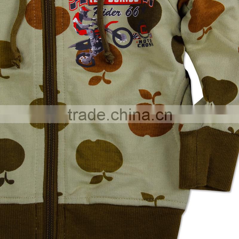 (A3356)2016 Apricot 2-6Y Nova factory high quality hoodies baby boy hoody kids children winter wear clothes hoodie coat