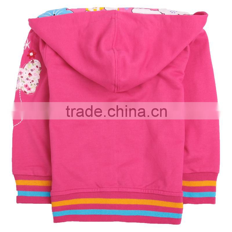 (F3365) fuchsia 2-6Y children's clothing china wholesale cheap nova kids girl baby wear winter coats