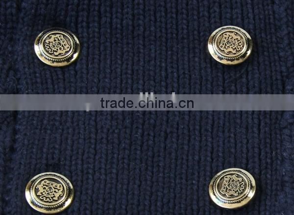 Boys double-breasted knitting patterns children sweater