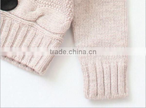 Unisex baby hooded cardigan knitting pattern thick sweater