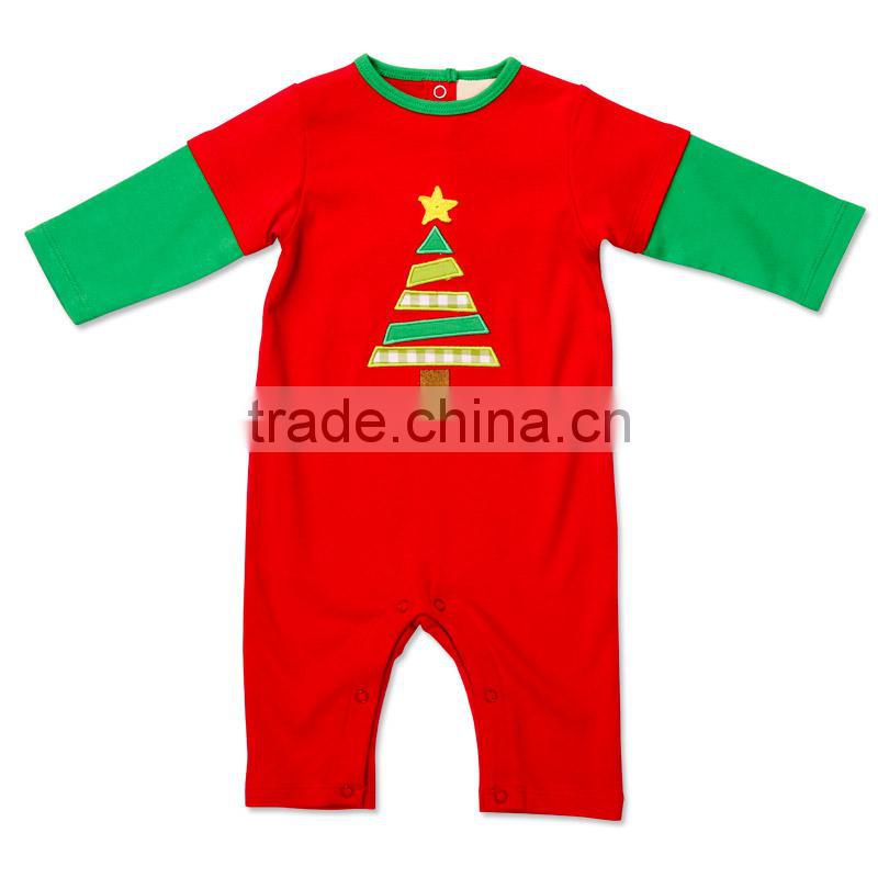 2017 Christmas Baby's long sleeve warm crawl clothing