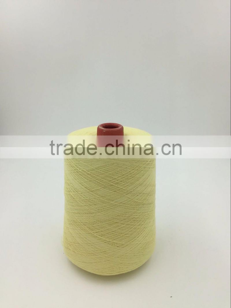 Fire retardant aramid thread high strength aramid thread
