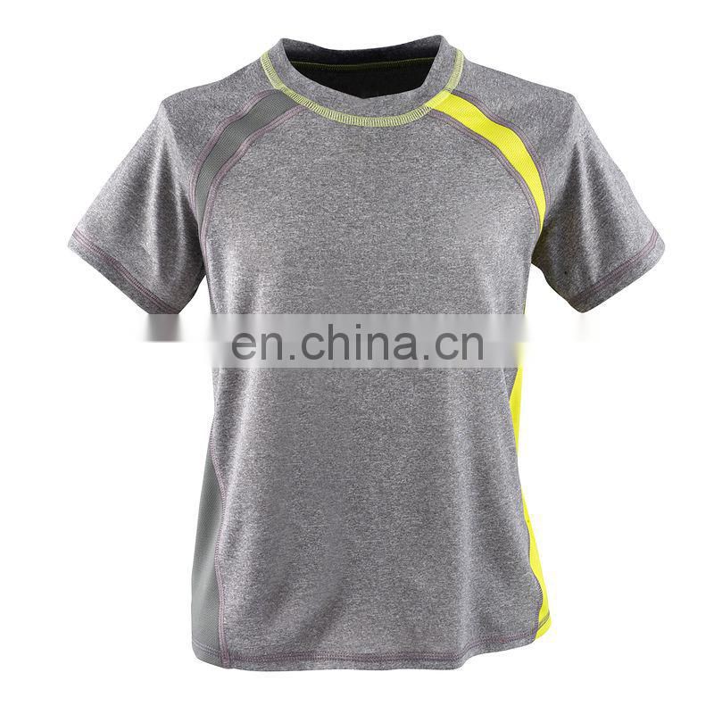 heather colors sports trainning t-shirts 2015 custom new O-neck quick dry summer sports t-shirts