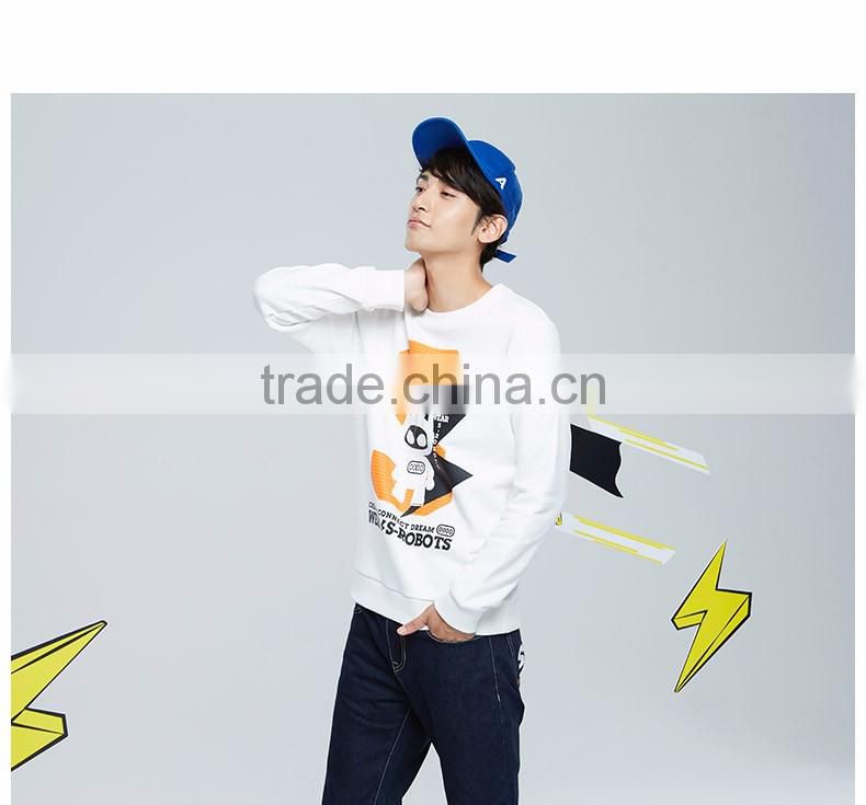 2017 Wholesale Winter Jacket Men's Cotton Fleece Printed Sweatshirts,Hot Sale Fleece Long Sleeve Printed Sweatshirts Jackets