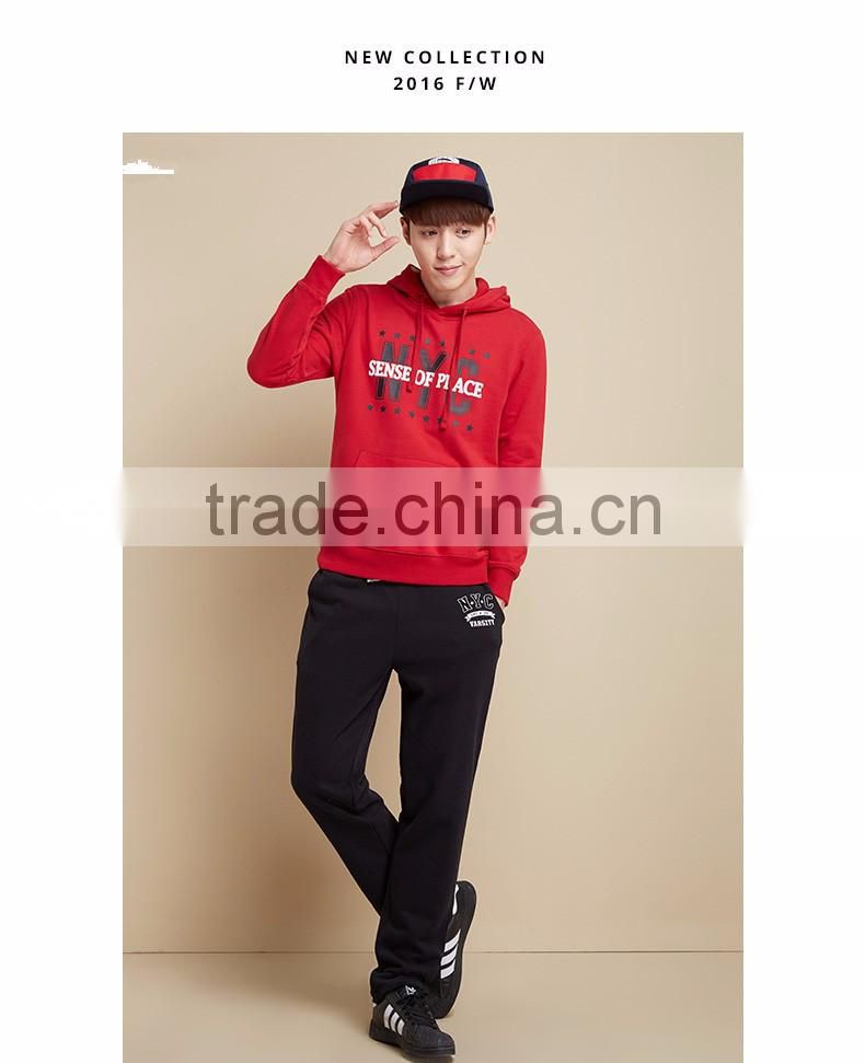 Wholesale Men's Casual Long Sleeve Printed Hoodies,Hot Sale Long Sleeve Pullover Printed Hoodies for Men