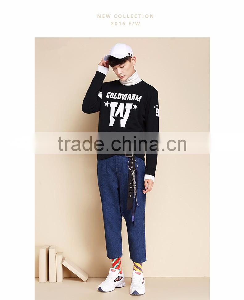 2016 Hot Sale Thick Fleece Pullover Sweatshirt/Jackets,New Long Sleeve Fleece Printed Sweatshirts for Men