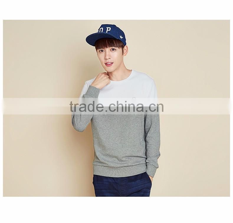 New Arrival Men's Cheap Crewneck Long Sleeve Pullover Sweatshirt Hoodie,Custom Crewneck Fashion Long Sleeve Sweatshirts for Men