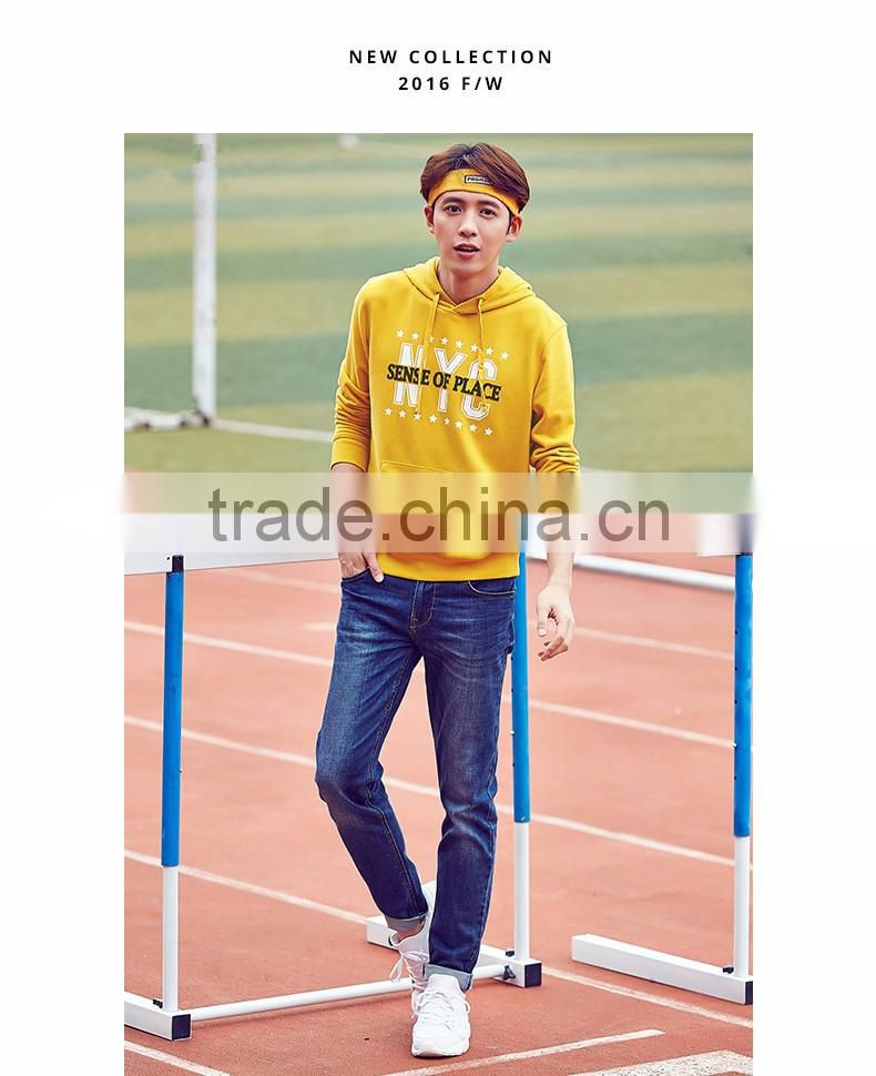 Wholesale Men's Casual Long Sleeve Printed Hoodies,Hot Sale Long Sleeve Pullover Printed Hoodies for Men