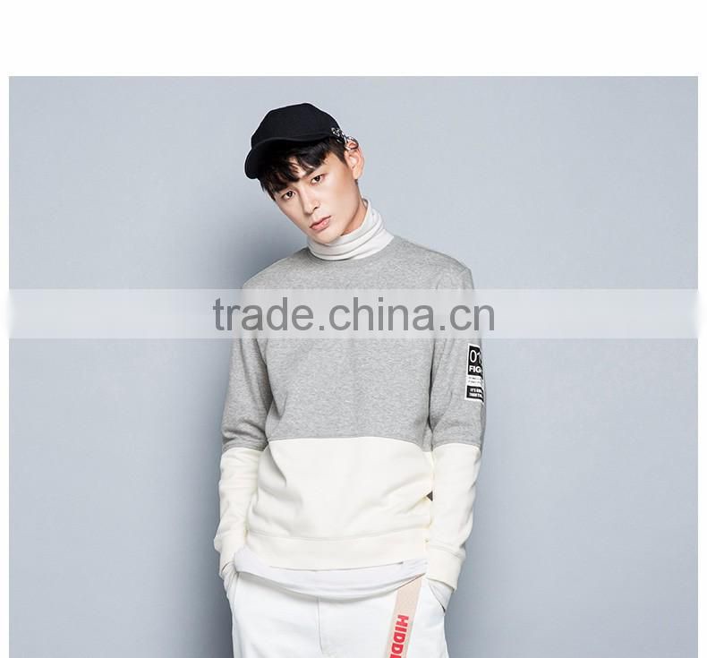 Custom Men Sweatshirts Fashion Crewneck Printed Sweatshirts Hot Sale Men Casual Long Sleeve Pullover Sweatshirts No Hood