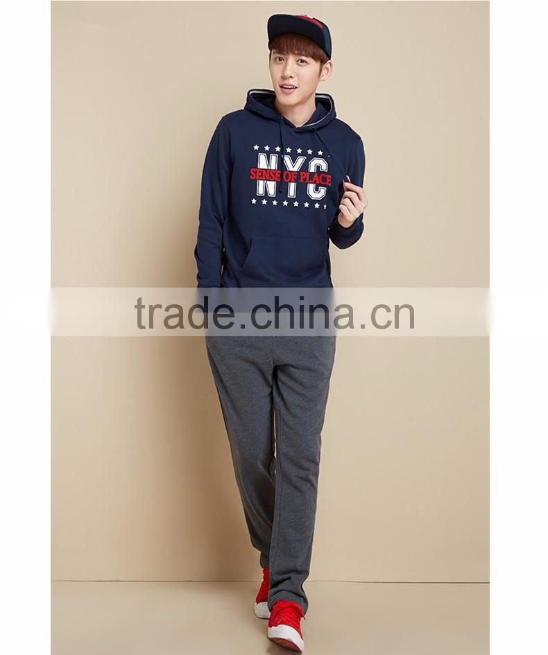 Wholesale Men's Casual Long Sleeve Printed Hoodies,Hot Sale Long Sleeve Pullover Printed Hoodies for Men