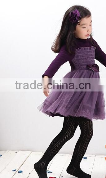 2014new design girl tulle dress modern children dress