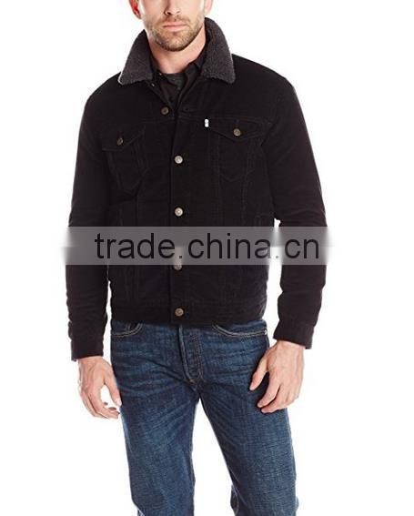 New fashion latest design jacket for men winter trucker coat