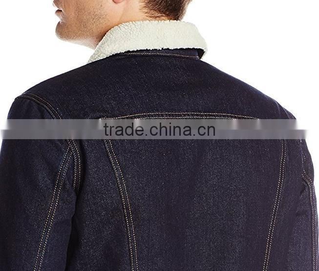 New fashion latest design jacket for men winter trucker coat