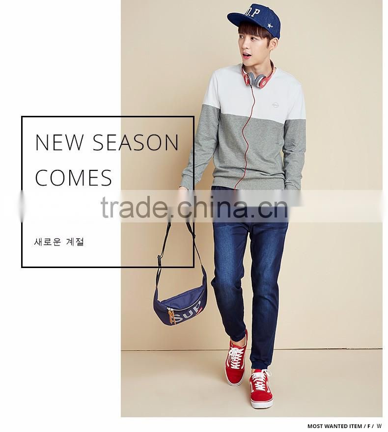 New Arrival Men's Cheap Crewneck Long Sleeve Pullover Sweatshirt Hoodie,Custom Crewneck Fashion Long Sleeve Sweatshirts for Men