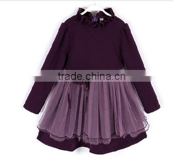 2014new design girl tulle dress modern children dress