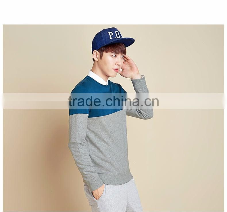 New Arrival Men's Cheap Crewneck Long Sleeve Pullover Sweatshirt Hoodie,Custom Crewneck Fashion Long Sleeve Sweatshirts for Men