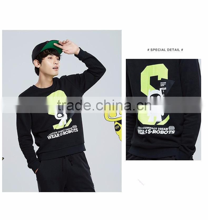 2017 Wholesale Winter Jacket Men's Cotton Fleece Printed Sweatshirts,Hot Sale Fleece Long Sleeve Printed Sweatshirts Jackets