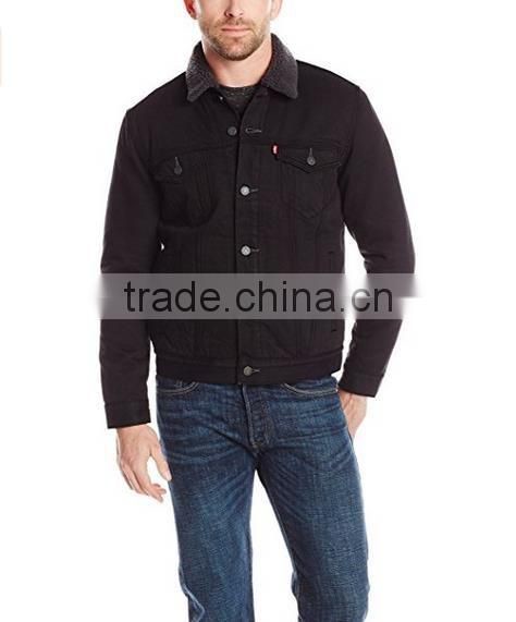 New fashion latest design jacket for men winter trucker coat