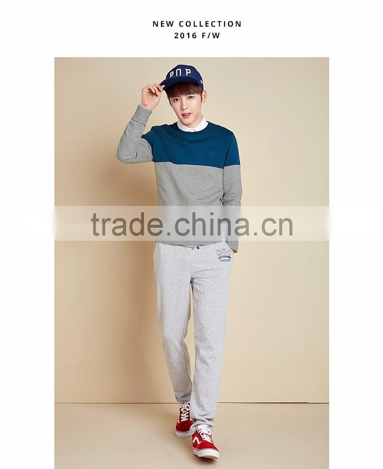 New Arrival Men's Cheap Crewneck Long Sleeve Pullover Sweatshirt Hoodie,Custom Crewneck Fashion Long Sleeve Sweatshirts for Men