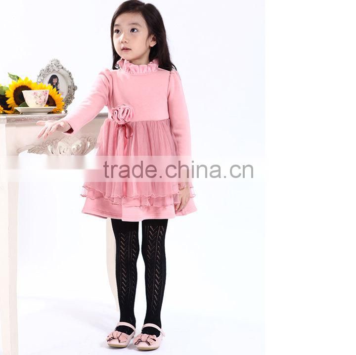 2014new design girl tulle dress modern children dress