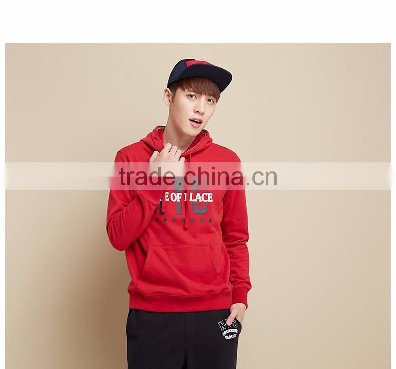 Wholesale Men's Casual Long Sleeve Printed Hoodies,Hot Sale Long Sleeve Pullover Printed Hoodies for Men