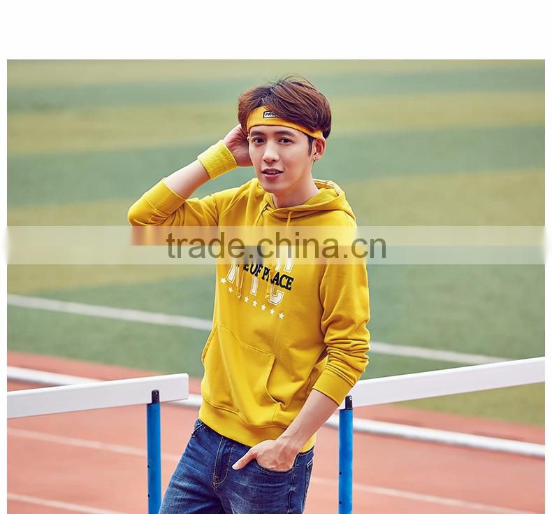 Wholesale Men's Casual Long Sleeve Printed Hoodies,Hot Sale Long Sleeve Pullover Printed Hoodies for Men