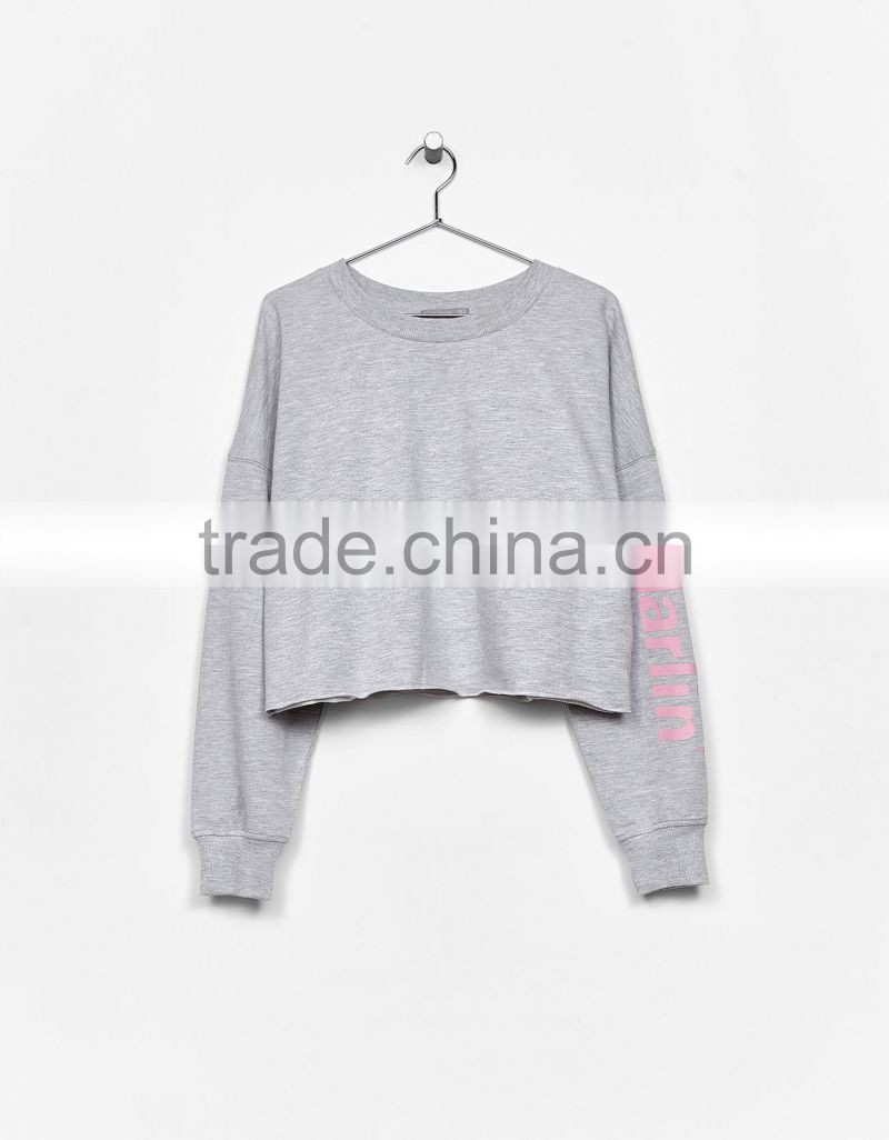 latest women tops womens crop top hoodie sweatshirt women