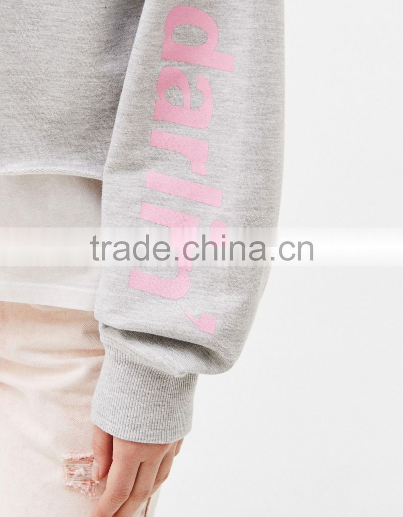 latest women tops womens crop top hoodie sweatshirt women