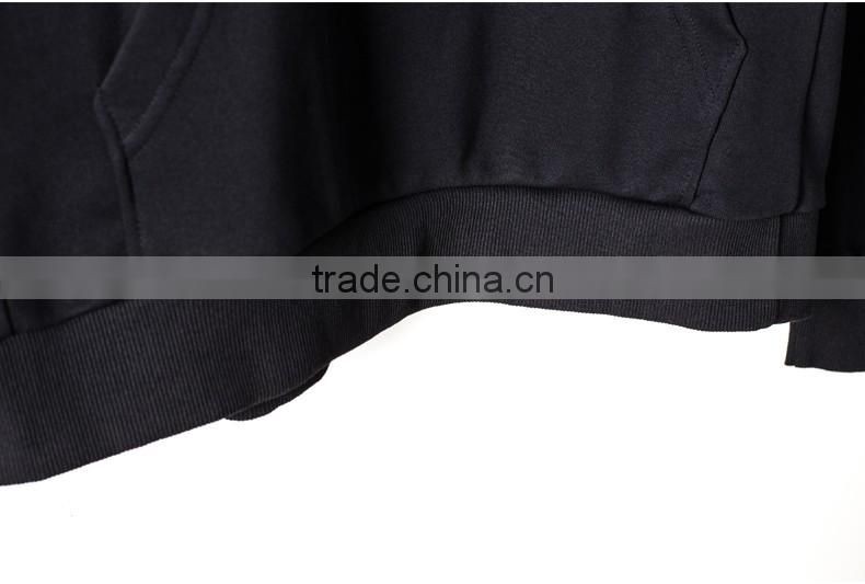 2017 design your own hoodie pullover sweatshirt embroidered black hoodie sweatshirt