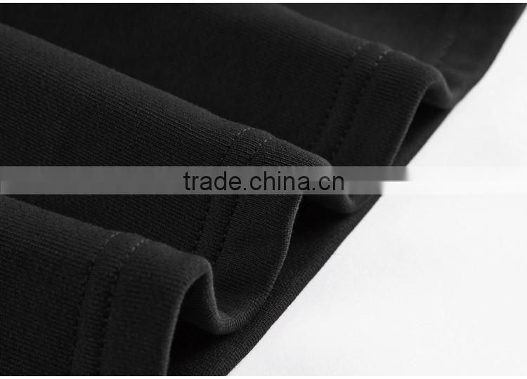 Women's patchwork your own design french terry black crop top hoodie